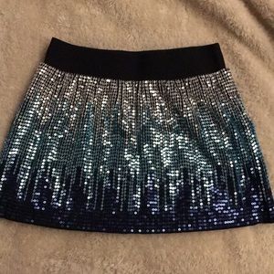 Free people. Mini sequin skirt.